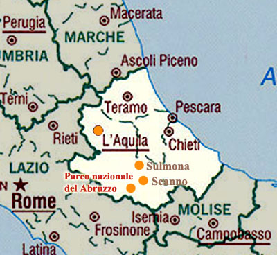 pianta regione Abruzzo