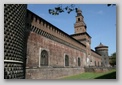 milan : château fort, sforzesco