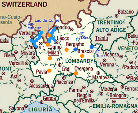 lombardie carte