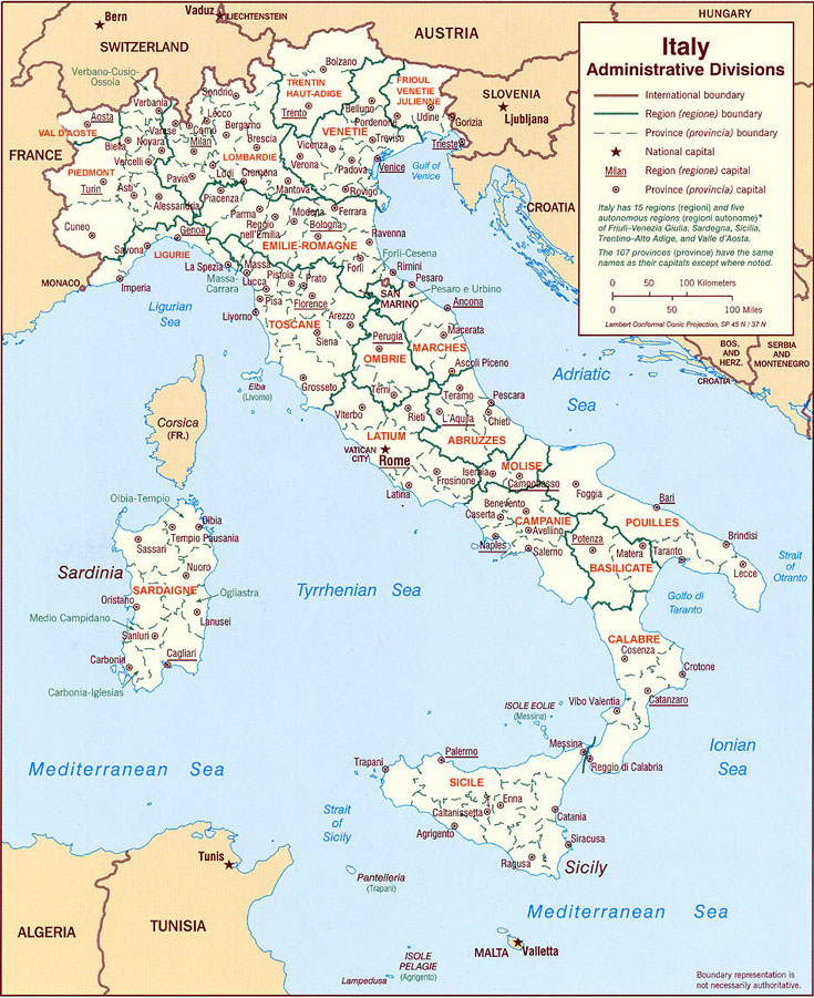 carte nord italie