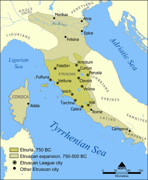 carte d'etrurie