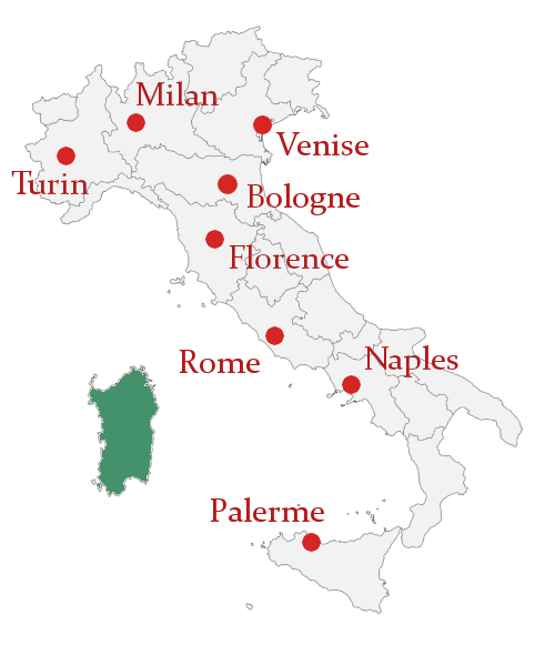 Carte Italie