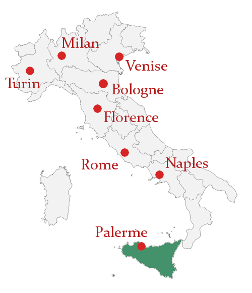 Carte Italie