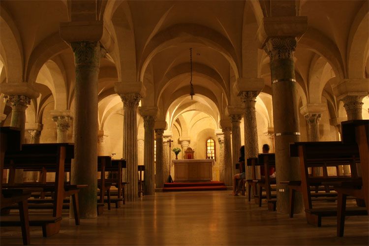 crypte de la cathédrale d'otrante