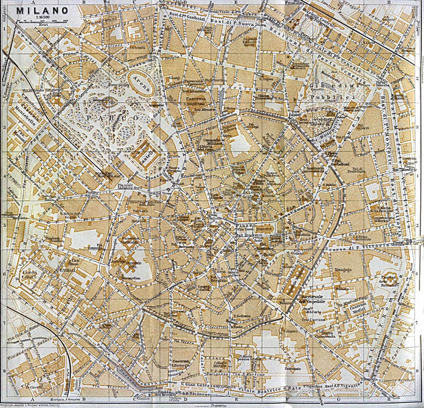 carte de milan, 1913