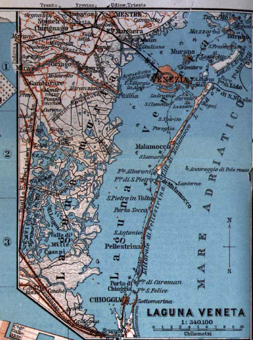 plan lagune de venise