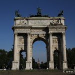 foto dell'arco della pace di milano