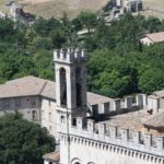 Panorama, castello di Gubbio
