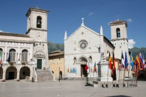 Norcia, Piazza San Benedetto