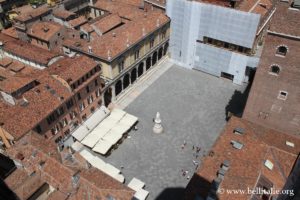 Piazza dei Signori vue de la Tour des Lamberti