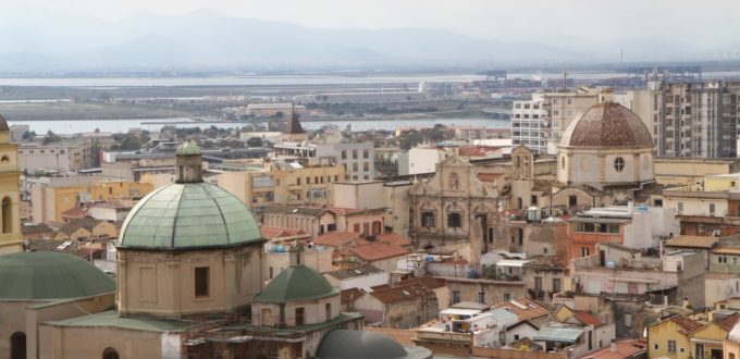 Cagliari dal quartiere Castello