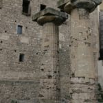 Tempio dorico di Taranto, colonne