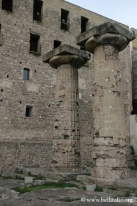 Tempio dorico di Taranto, colonne