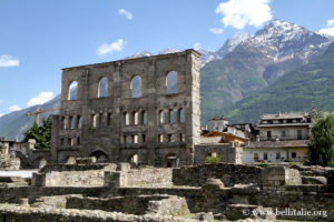 foto del Teatro romano di Aosta