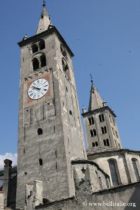 foto della cattedrale di aosta