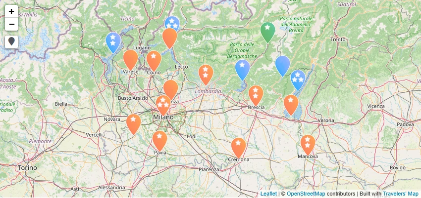 Map of Lombardy