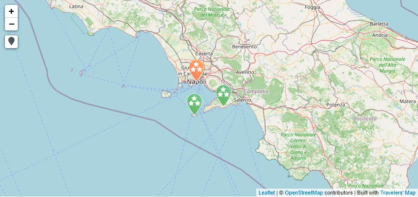 Map of Campania
