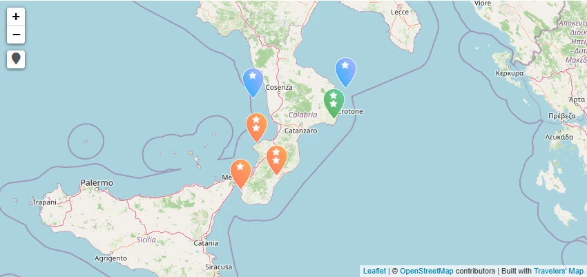 Carte de Calabre