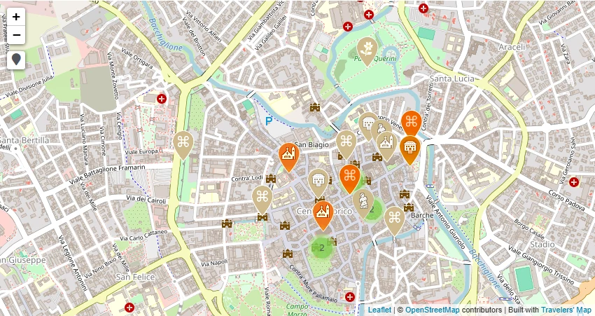 Mappa di Cosa vedere a Vicenza