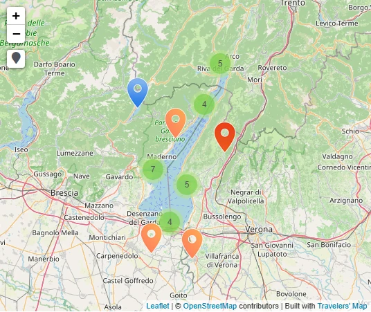 Carte de Que voir autour du Lac de Garde