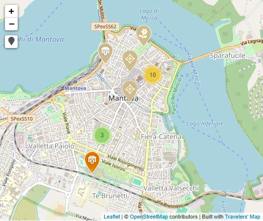 Map of What to see in Mantua